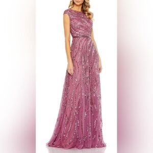 MacDuggal formal gown- plum color- size 10